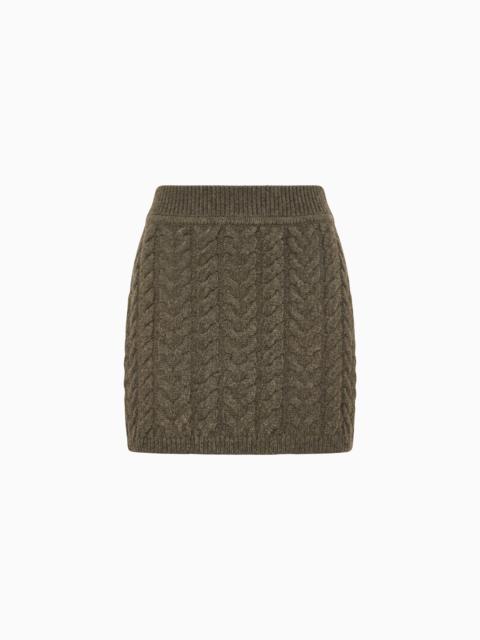 ULLA JOHNSON Lola Mini Knit Skirt
