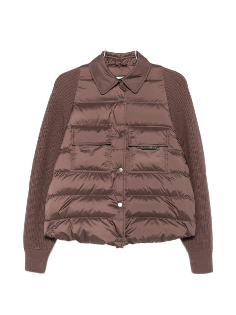 Brunello Cucinelli Wool, cashmere, and silk down jacket