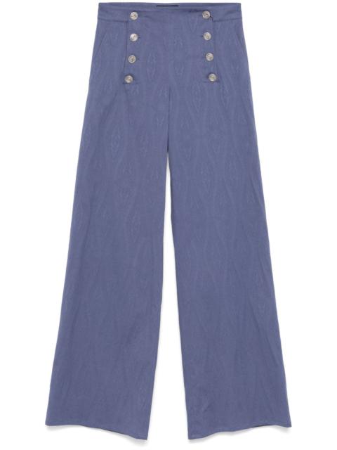 Etro jacquard trousers