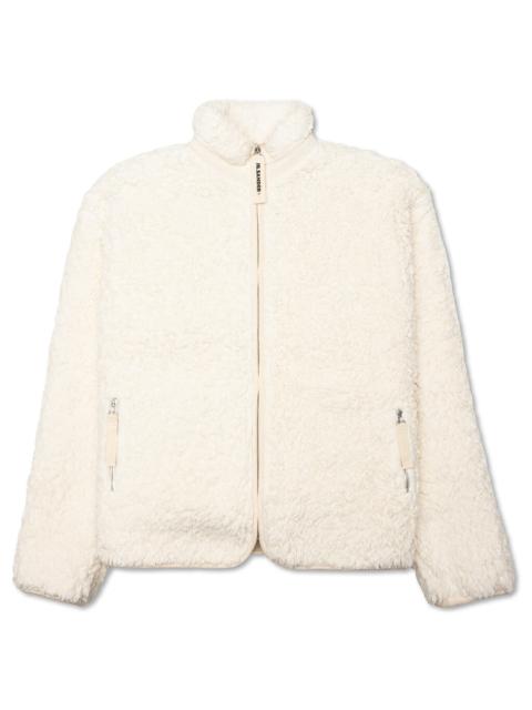 Jil Sander ZIP-UP SWEATSHIRT - EGGSHELL
