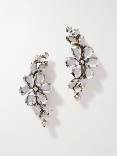 Simone Rocha Silver-tone Crystal Earrings