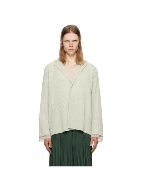 ISSEY MIYAKE Gray Tailored Pleats 1 Blazer