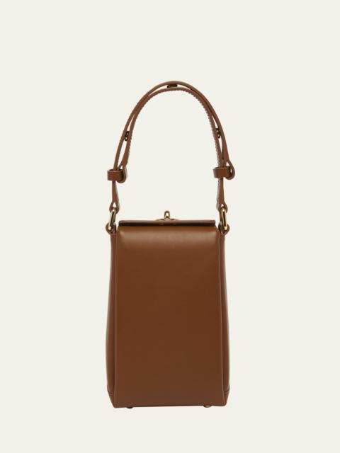 Plan C Leather Top-Handle Bag
