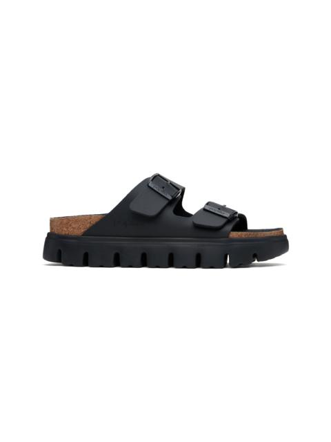 Black Narrow Arizona Chunky Sandals