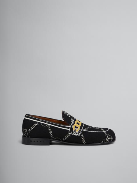 MARNIGRAM TROMPE L'ŒIL JACQUARD MOCCASIN