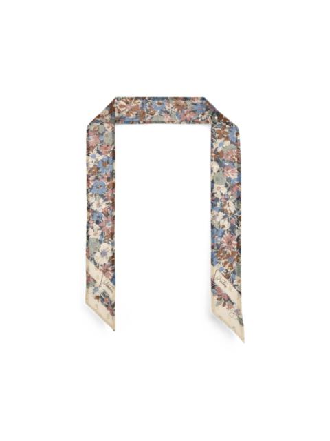 Valentino floral-print silk scarf