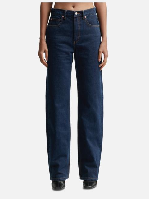 EZ MID-RISE STRAIGHT LEG JEAN IN DENIM