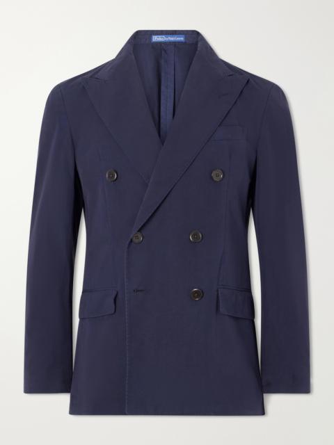 Polo Ralph Lauren Double-Breasted Cotton-Canvas Suit Jacket
