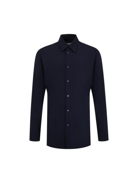 Jil Sander WOOL GABARDINE SHIRT