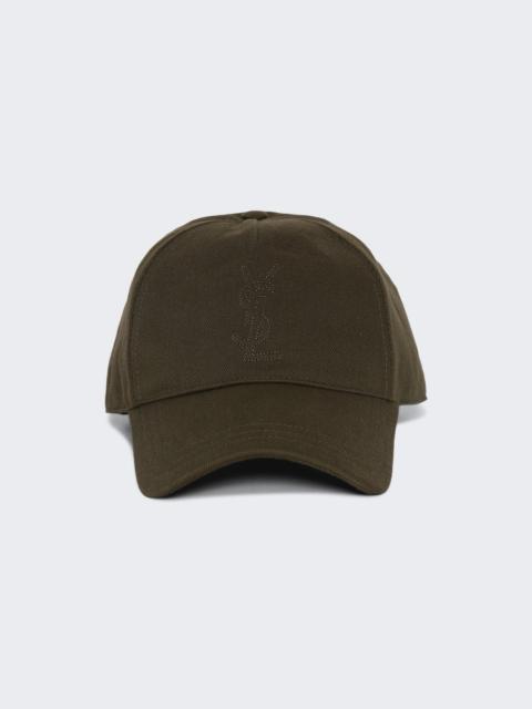 SAINT LAURENT Cassandre Cap Khaki