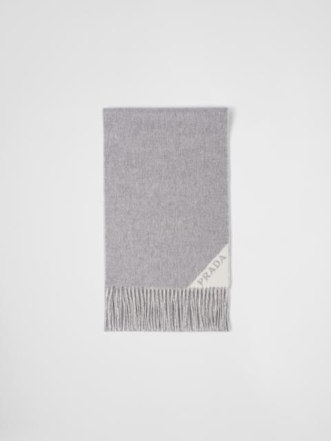 Double cashmere scarf