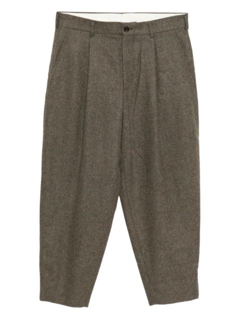 Comme Des Garçons pleated tapered trousers