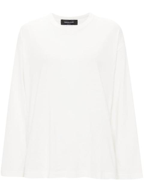 FABIANA FILIPPI panelled longsleeved T-shirt