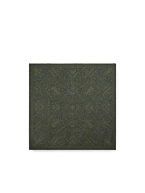 Etro modal-and-cashmere shawl with symmetrical motif
