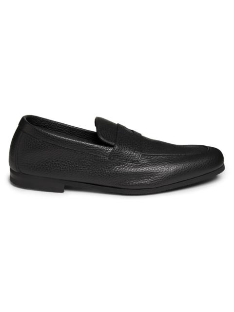 John Lobb Men's Thorne Leather Penny Loafers - Black