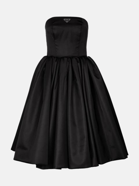 Prada Re-Nylon gabardine midi dress