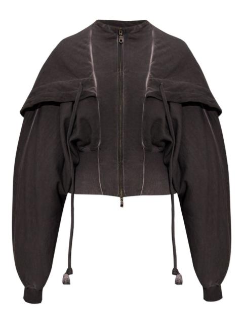 KNWLS Haze zip-fastening hooded jacket