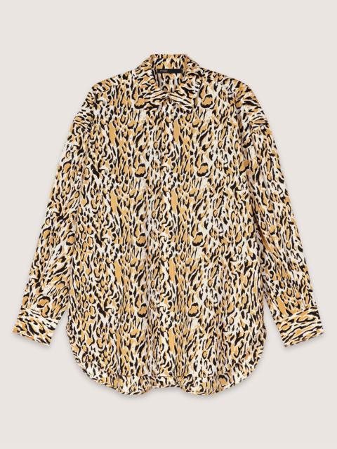 maje Leopard print shirt