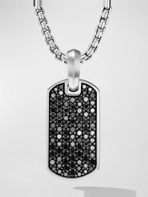 DAVID YURMAN 21mm Men's Chevron Tag Pendant in Silver