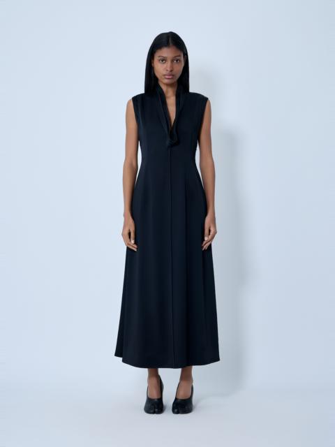 V-Neck Midi Dress