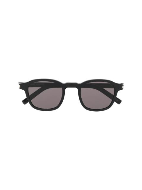 SAINT LAURENT Slim square-frame sunglasses