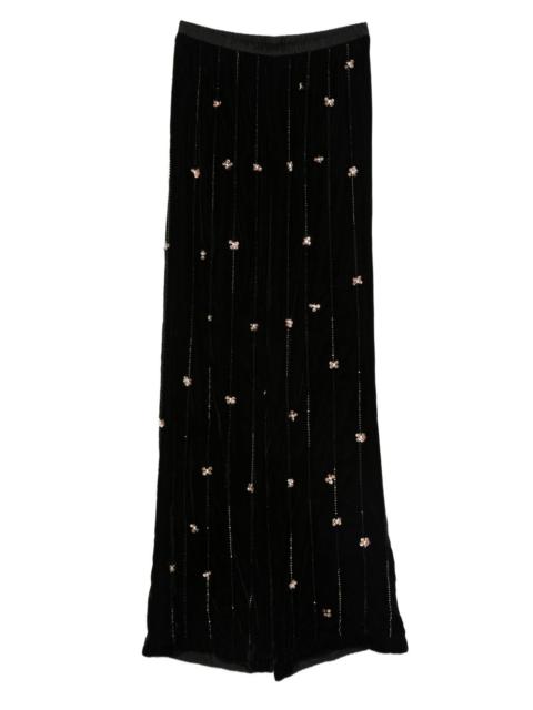 forte_forte embellished velvet trousers