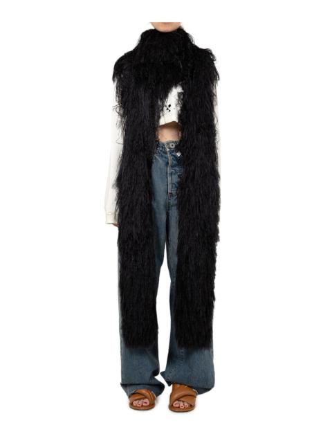 Maison MIHARAYASUHIRO Shaggy Fringe Knit Scarf