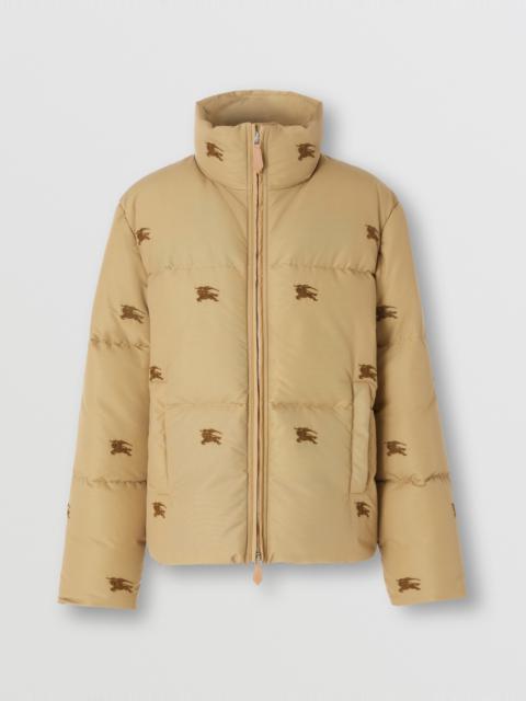 Burberry Embroidered EKD Nylon Puffer Jacket