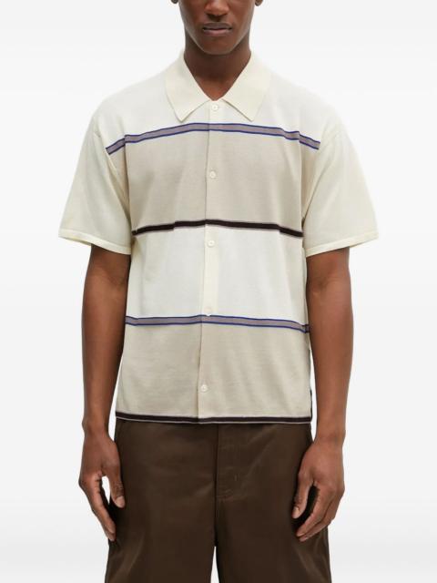 Paul Smith polo-neck striped shirt