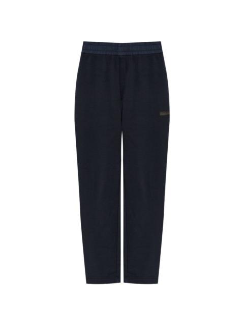 Moncler logo-patch cotton track pants