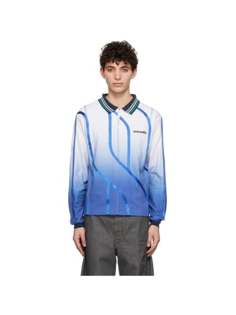 Ahluwalia Blue Organic Cotton Polo