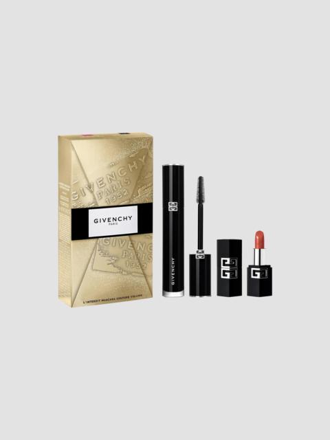 Givenchy L'Interdit Couture Volume Mascara & Le Rouge Satin Silk Lipstick Gift Set