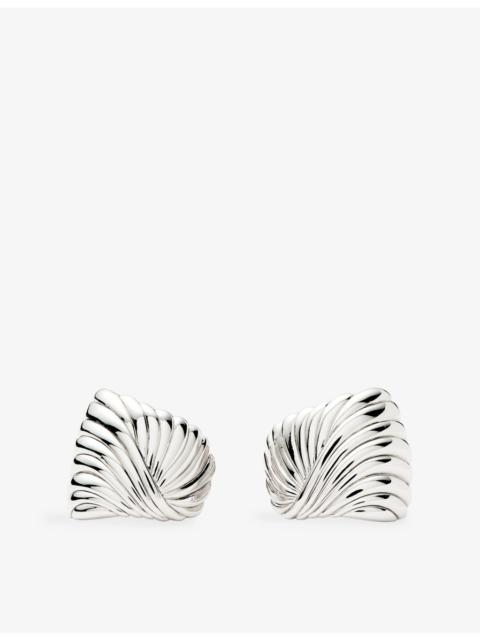 MISSOMA Ripple Silver Plated Brass Stud Earrings