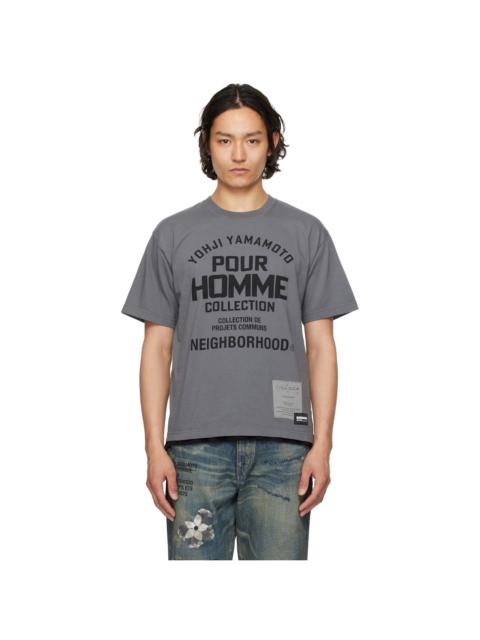 Yohji Yamamoto Gray NEIGHBORHOOD Edition SS Tee-2 T-shirt