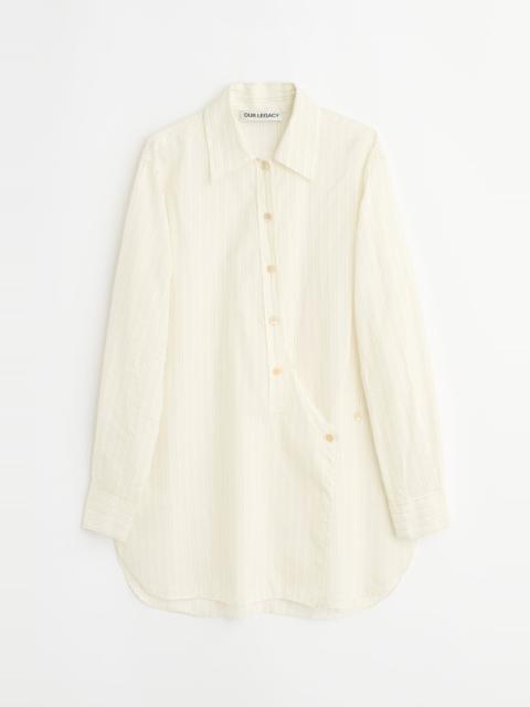 Our Legacy Wave Shirt Penstripe Coolthread Cloth