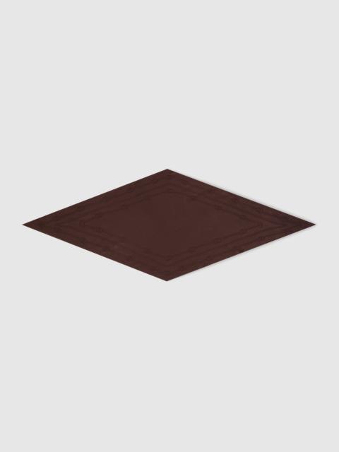 GUCCI Interlocking G chain silk diamond scarf