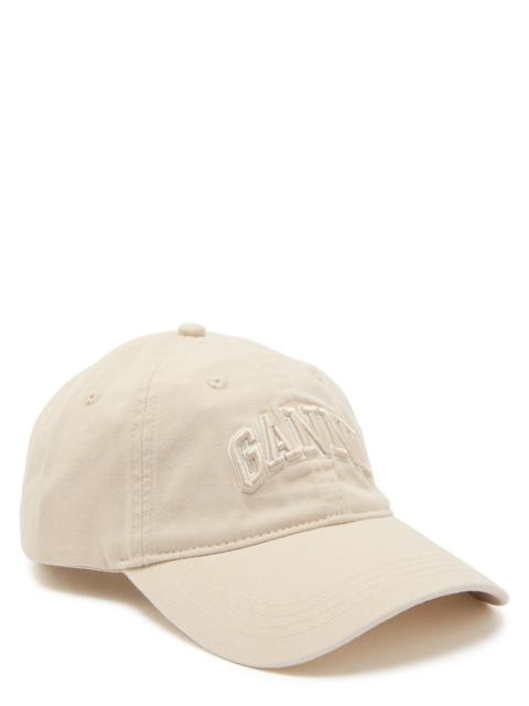 GANNI Ganni Logo-appliquéd Cotton cap