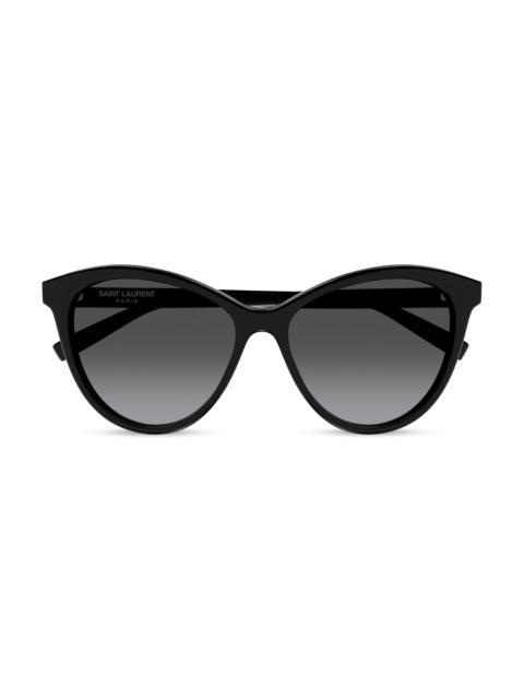 SAINT LAURENT Women's Classic 57MM Cat-Eye Sunglasses - Black Grey