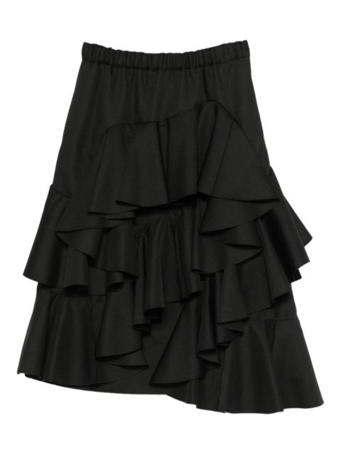 Comme Des Garçons ruffled midi skirt
