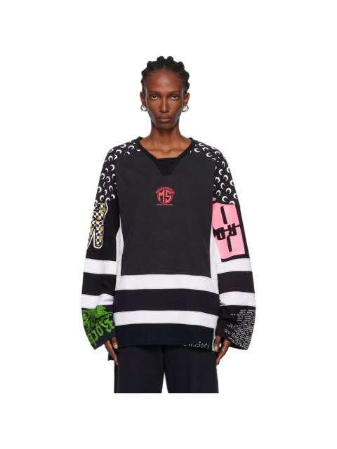 Marine Serre Regenerated Graphic Jersey LS Hockey T-shirt