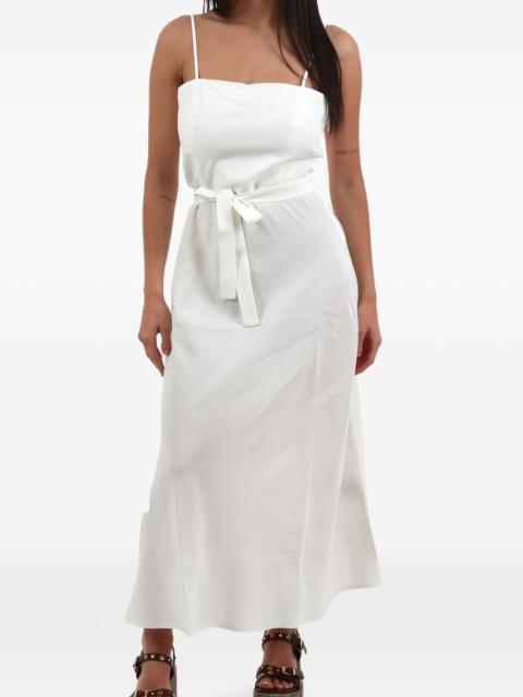 MARELLA belted spaghetti-strap dress