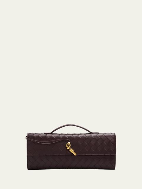 Bottega Veneta Long Andiamo Clutch Bag with Handle