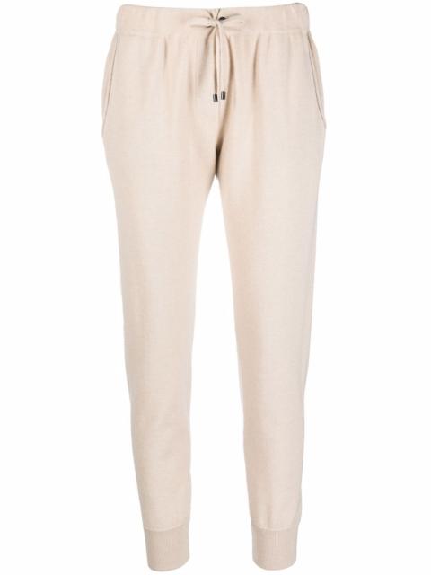 Brunello Cucinelli drawstring cashmere track pants