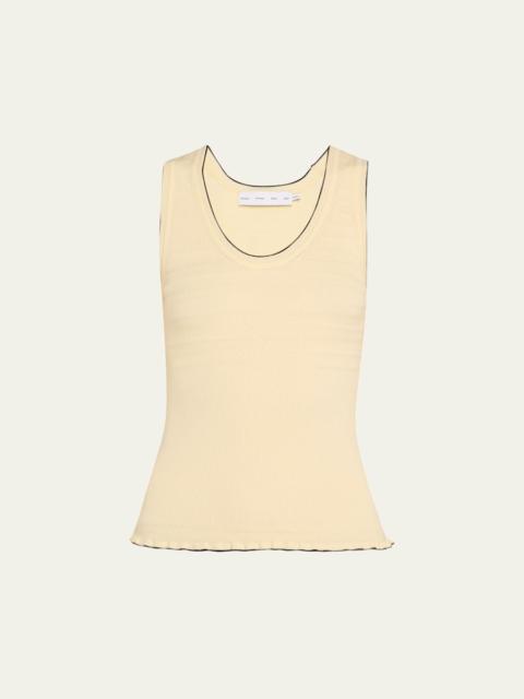 Proenza Schouler Eloise Lightweight Knit Tank Top