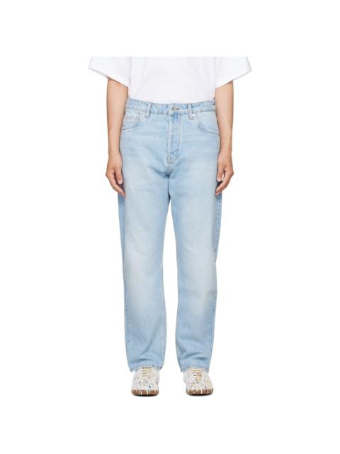 Studio Nicholson Blue Riso Straight Leg Jeans