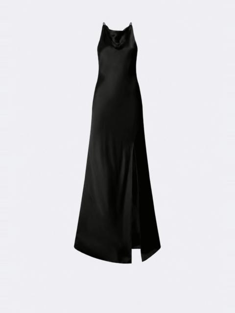 LAPOINTE Satin Halter Gown