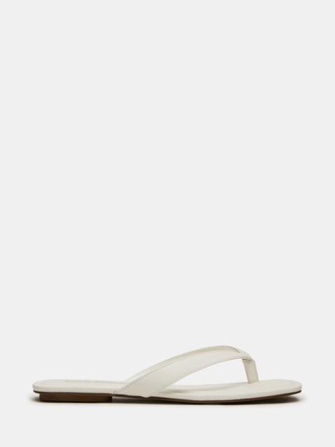 STEVE MADDEN TRELLA WHITE LEATHER