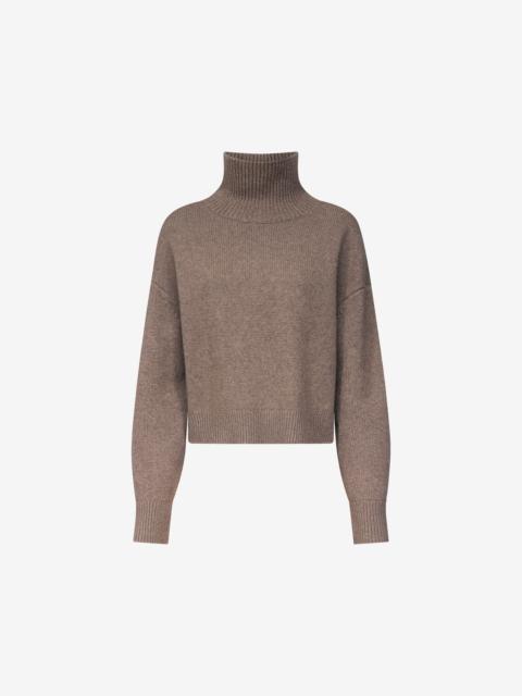 Loulou de Saison Loulou de Saison Jonah Cashmere Sweater - Nutmeg Melange
