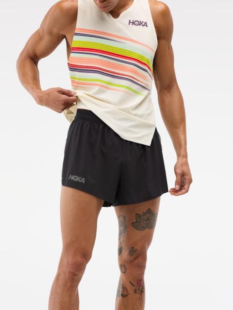 HOKA Men's Race Day Split Short in Black