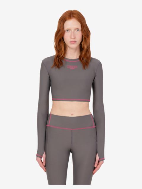 Moschino SPORTS TOP MADE OF TECHNICAL FABRIC